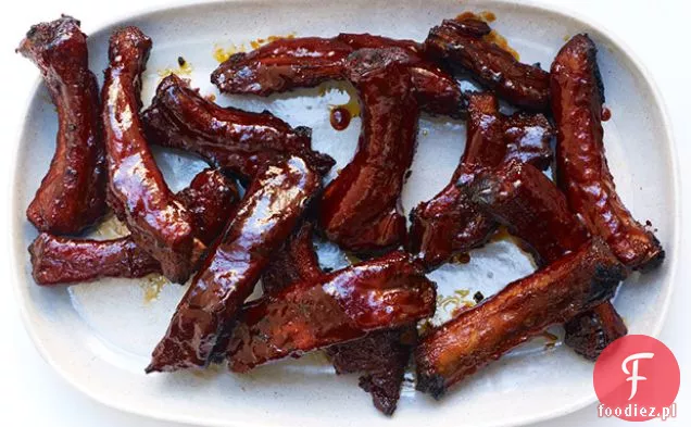 Pikantne Szkliwione Żeberka Wieprzowe