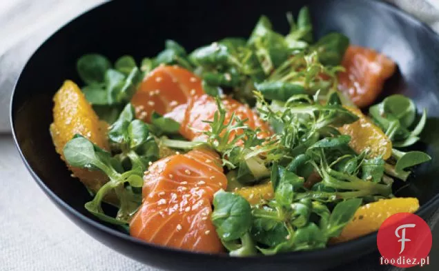 Sałatka Sashimi z soją i pomarańczą