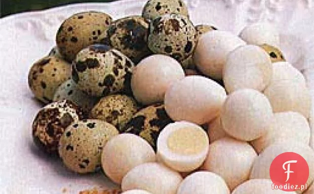 Jaja przepiórcze z solą Tostowo-sezamową
