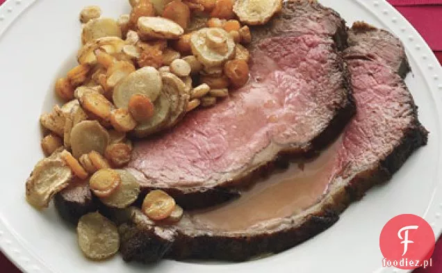 New York Strip pieczeń z sosem Madeira Pan