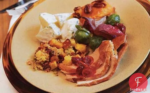 Farsz do chleba kukurydzianego z ziołami i boczkiem