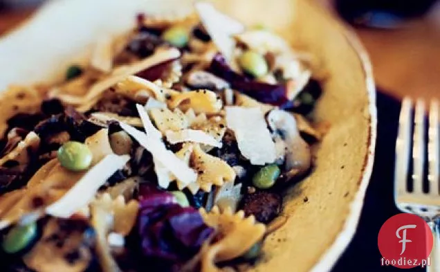 Shiitake-imbirowa Sałatka makaronowa z Radicchio