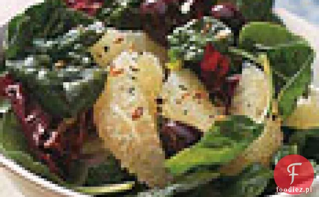 Sałatka Radicchio, grejpfrut i szpinak
