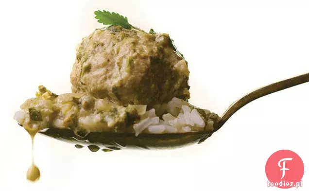 Klopsiki jagnięce w zielonym sosie Curry