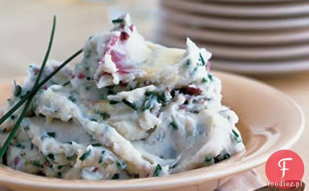 Puree ze szczypiorkiem i czosnkiem