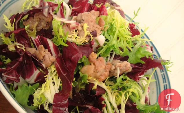 Ugotuj książkę: Sałatka z kiełbasą z Radicchio i Frisée
