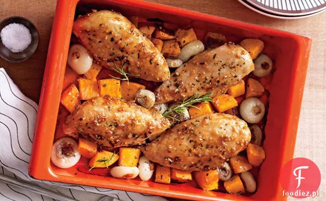 Herbed Chicken and Squash