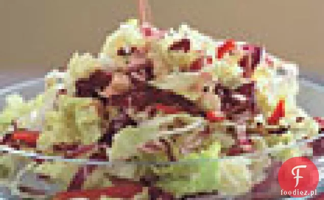 Kapusta Savoy I Radicchio Slaw Z Dressingiem Blood Orange