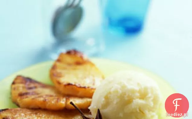 Prażony ananas z anyżem ananasowym Sorbet