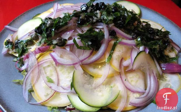 Sicilian Squash Carpaccio