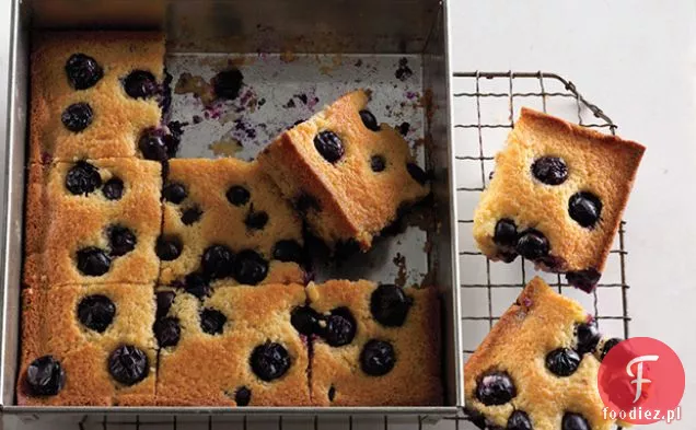 Concord Grape Cornmeal Cake