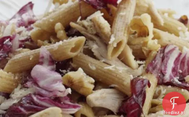 Penne Z Pieczonym Kurczakiem I Przepisem Radicchio