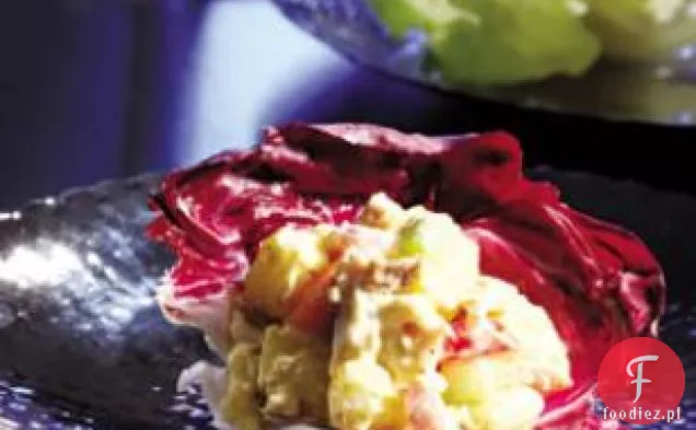 Sałatka Ziemniaczana W Filiżankach Radicchio