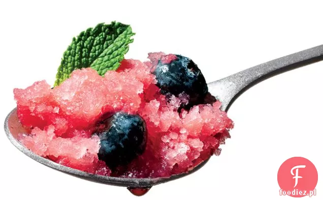 Arbuz Granita z jagodami