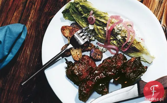 Mieszany Grill ze słodkim i pikantnym sosem Bourbon