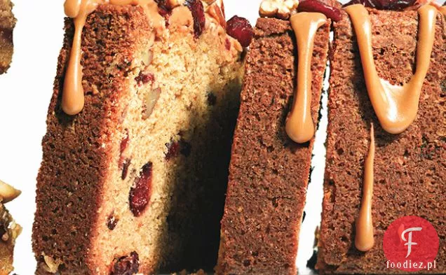 Ciasto Espresso z żurawiną i orzechami pekan