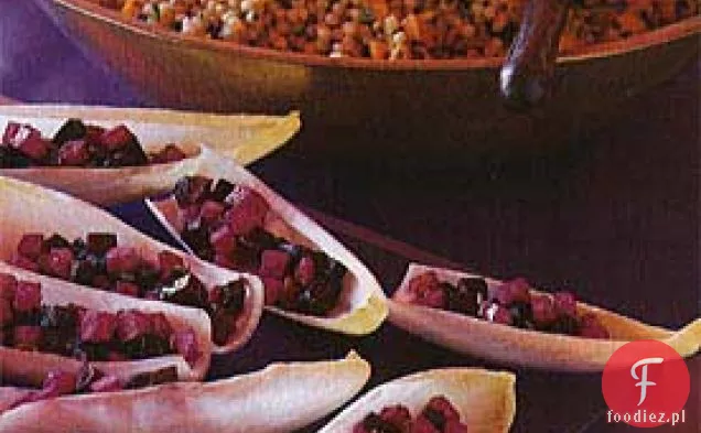 Izraelski Kuskus z pieczoną dynią maślaną i konserwowaną cytryną