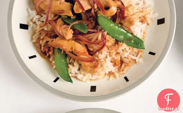 Pikantny Pomarańczowy Kurczak Stir-Fry