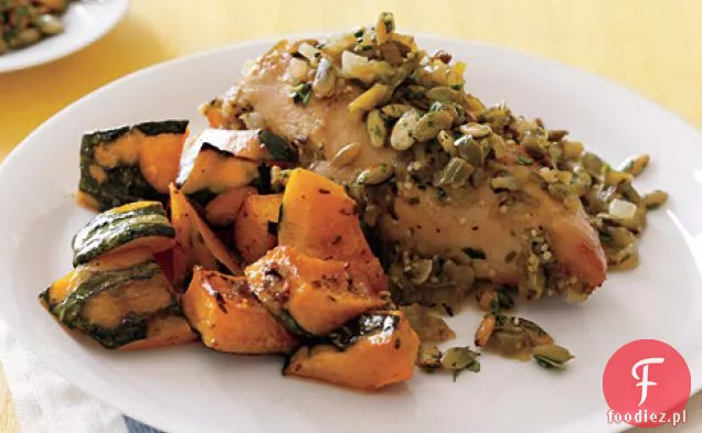Kabocha pieczona z solą Kminkową