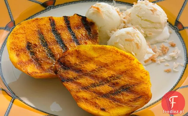 Grillowane Mango curry z lodowym mlekiem imbirowym