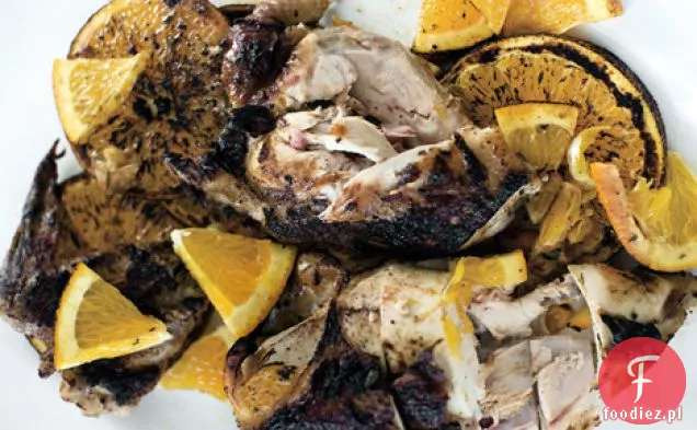 Grillowany cytrusowy kurczak pod cegłą
