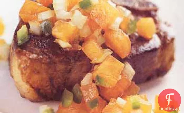 Kotlety jagnięce i świeży Chutney z Persimmon