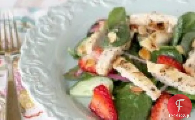 Sałatka Ze Szpinakiem Truskawkowym