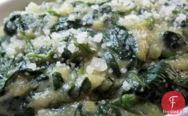 Szpinak polenta