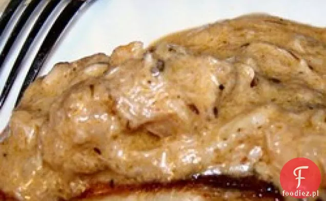 Pieczony Grouper z kremowym sosem Krabowo-krewetkowym