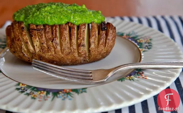 Ziemniaki Hasselback Ze Szpinakowym Pesto Nerkowca