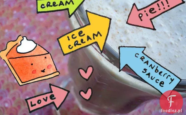 Pozostałość Dziękczynienia Ciasto Milkshake