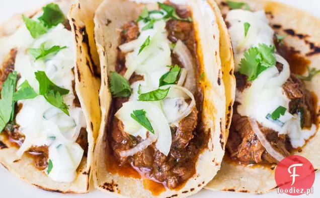 Jagnięce Vindaloo Tacos z ogórkiem Raita