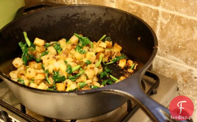 Szpinak Hash Browns
