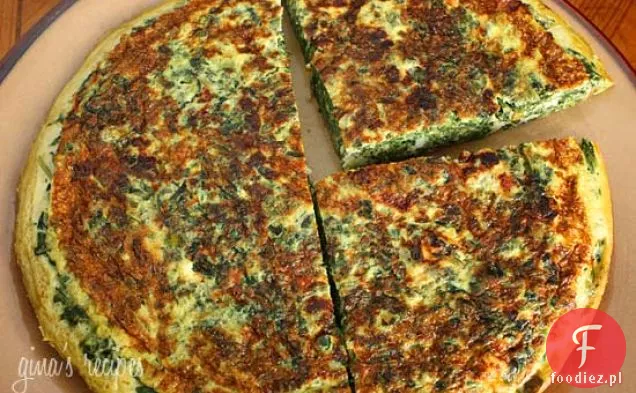 Lekki Szpinak I Feta Frittata