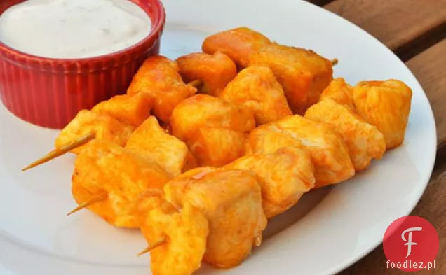 Deep Fried Buffalo Chicken Szaszłyki