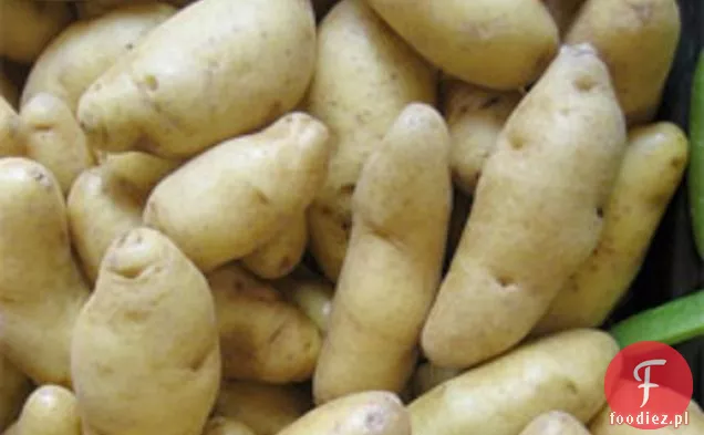 Kolacja dziś wieczorem: Fingerling Sałatka ziemniaczana z Zielonym Chile-Cilantro Salsa