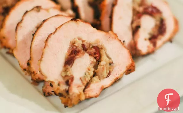 Grillowanie: pierś indyka z farszem żurawinowym