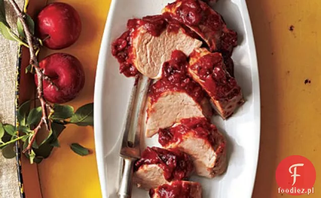 Polędwiczki wieprzowe pieczone w sosie śliwkowym Barbecue