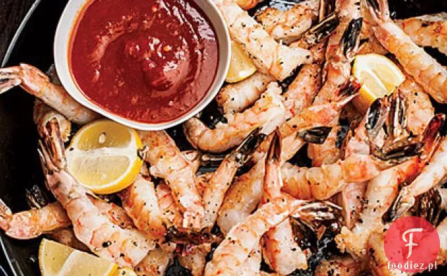 Koktajl krewetkowy z sosem singapurskim