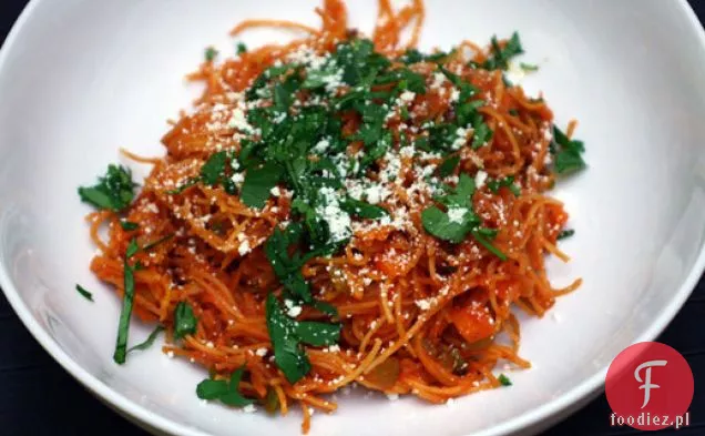 Fideo (makaron meksykański z warzywami i Chile)