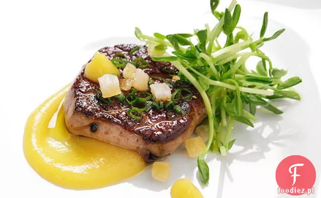 Zapiekane Foie Gras Z Przyprawionym Cytrusowym Purée