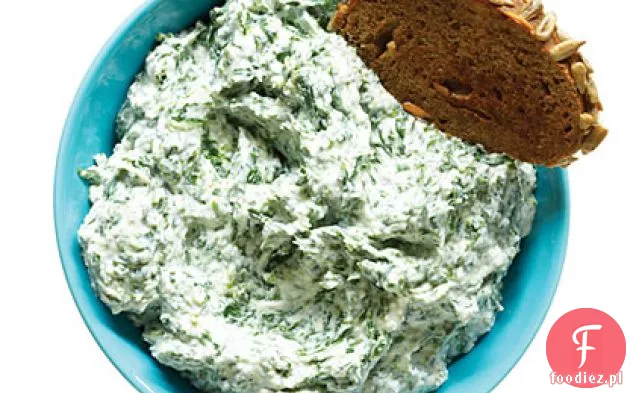 Kremowy Dip ze szpinakiem i parmezanem