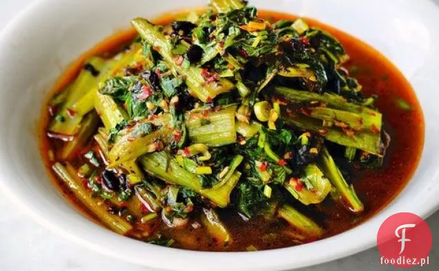 Fuchsia Dunlop ' s Twice-Cooked Swiss Chard (Hui Gua Niu Pi Cai)