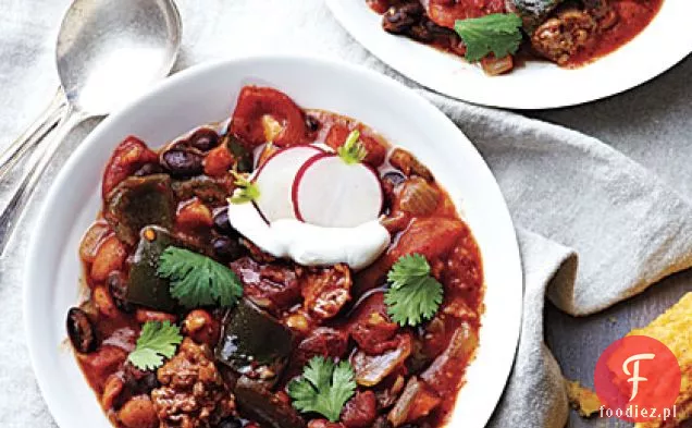 Poblano-Kiełbasa Z Indyka Chili