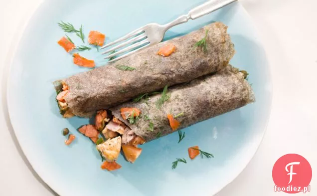 Kasza Gryczana Z Łososiem, Kaparami I Koperkiem