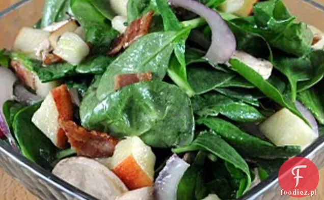 Sałatka szpinakowa z klonem-Dijon Vinaigrette