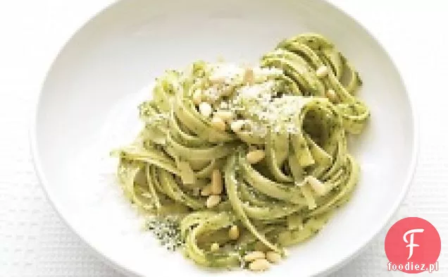 Fettuccine Ze Szpinakowym Pesto