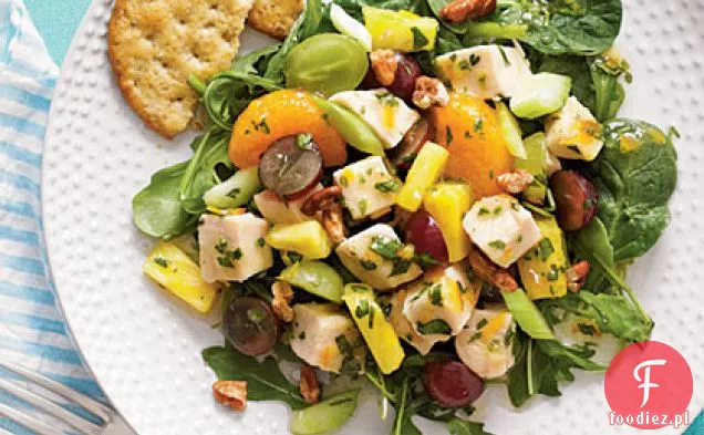 Sałatka Z Kurczaka Z Mieszanymi Owocami