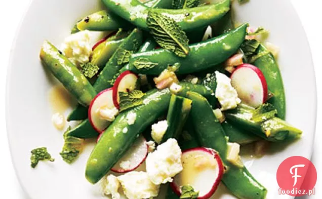 Rzodkiewka i groszek feta