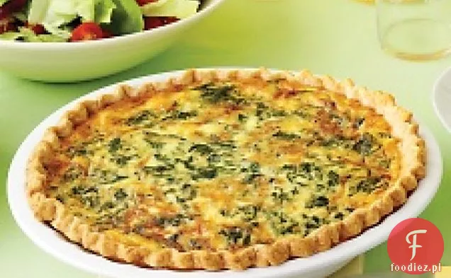 Quiche Ze Szpinakiem I Gruyere